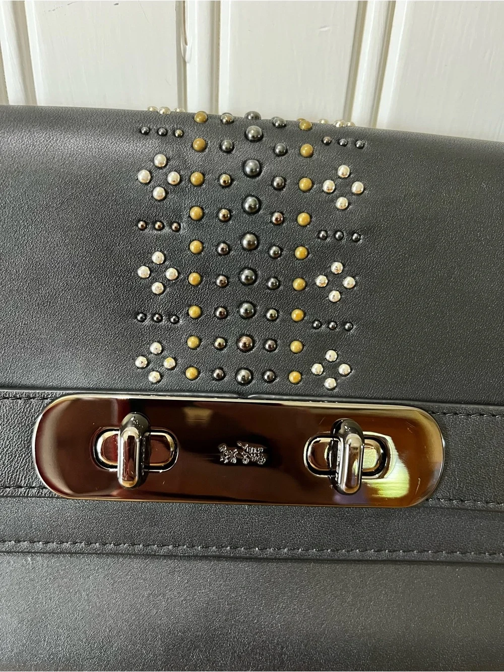 Coach Bandana Rivet Blake Clutch/Wallet